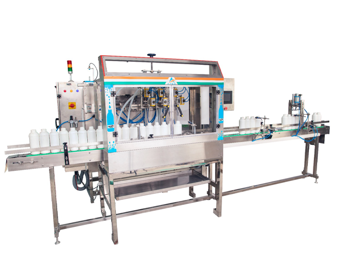 4 Head Bottle Filling Machine